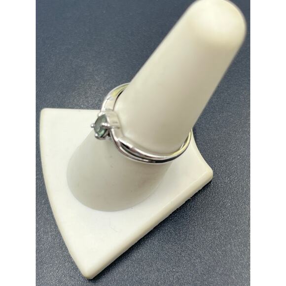 Ross Simons Sterling‎ Silver 925 Blue Topaz Leaf Design Ring Size 8.25, 3.83g - Picture 4 of 9